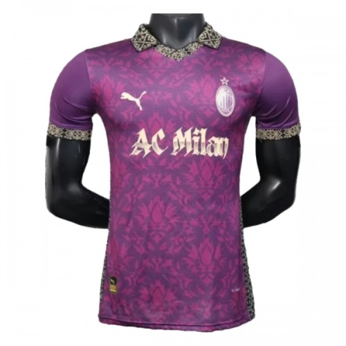 Nogometni Dresovi AC Milan 2025-26 Ljubičasta Nogometni Dresovi AC Milan 2025-26 Ljubičasta