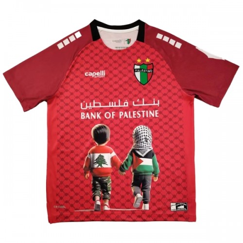 Nogometni Dresovi Club Deportivo Palestino 2025 Crvena Nogometni Dresovi Club Deportivo Palestino 2025 Crvena