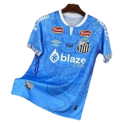 Nogometni Dresovi Santos FC Dragon 2025-26 Plava Nogometni Dresovi Santos FC Dragon 2025-26 Plava