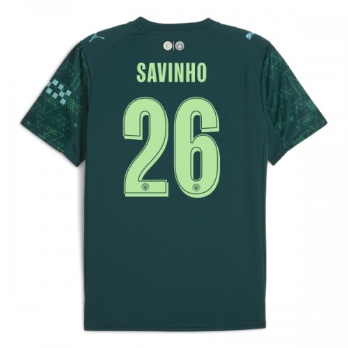 Nogometni Dresovi Manchester City Savinho 26 Četvrta Ea Sport 2025-26 Nogometni Dresovi Manchester City Savinho 26 Četvrta Ea Sport 2025-26
