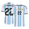 Nogometni Dresovi Argentina Lautaro Martinez 22 Domaći Svjetsko Prvenstvo 2026 Nogometni Dresovi Argentina Lautaro Martinez 22 Domaći Svjetsko Prvenstvo 2026