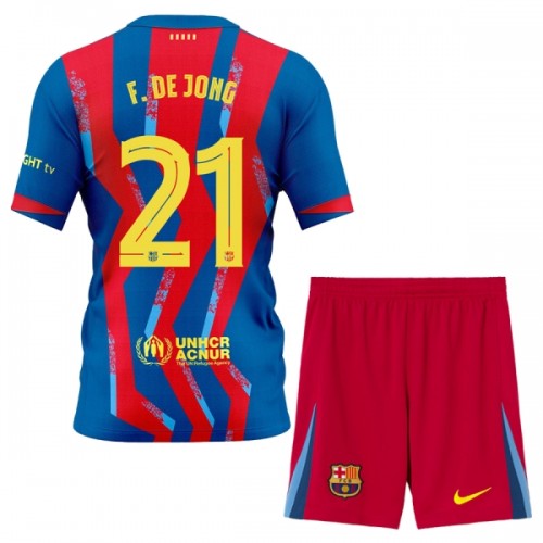 Dječji - Dresovi Komplet FC Barcelona F. De Jong 21 Četvrta 2025-26 Dječji - Dresovi Komplet FC Barcelona F. De Jong 21 Četvrta 2025-26