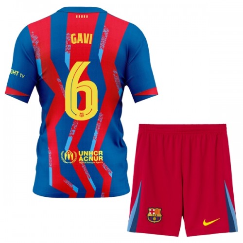 Dječji - Dresovi Komplet FC Barcelona Gavi 6 Četvrta 2025-26 Dječji - Dresovi Komplet FC Barcelona Gavi 6 Četvrta 2025-26