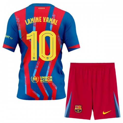 Dječji - Dresovi Komplet FC Barcelona Lamine Yamal 10 Četvrta 2025-26 Dječji - Dresovi Komplet FC Barcelona Lamine Yamal 10 Četvrta 2025-26