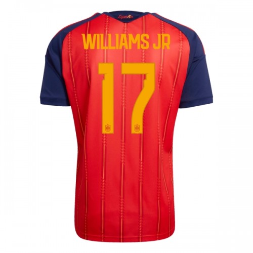 Nogometni Dresovi Španjolska Williams JR 17 Domaći Svjetsko Prvenstvo 2026 Nogometni Dresovi Španjolska Williams JR 17 Domaći Svjetsko Prvenstvo 2026