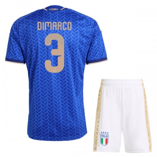 Dječji - Dresovi Komplet Italija Dimarco 3 Domaći Svjetsko Prvenstvo 2026 Dječji - Dresovi Komplet Italija Dimarco 3 Domaći Svjetsko Prvenstvo 2026