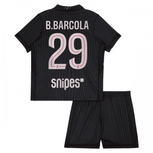 Dječji - Dresovi Komplet Paris Saint-Germain B. Barcola 29 Četvrta Jordan 2025-26 Dječji - Dresovi Komplet Paris Saint-Germain B. Barcola 29 Četvrta Jordan 2025-26