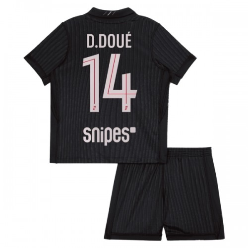 Dječji - Dresovi Komplet Paris Saint-Germain D. Doue 14 Četvrta Jordan 2025-26 Dječji - Dresovi Komplet Paris Saint-Germain D. Doue 14 Četvrta Jordan 2025-26