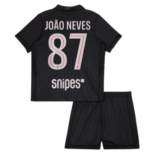 Dječji - Dresovi Komplet Paris Saint-Germain Joao Neves 87 Četvrta Jordan 2025-26 Dječji - Dresovi Komplet Paris Saint-Germain Joao Neves 87 Četvrta Jordan 2025-26