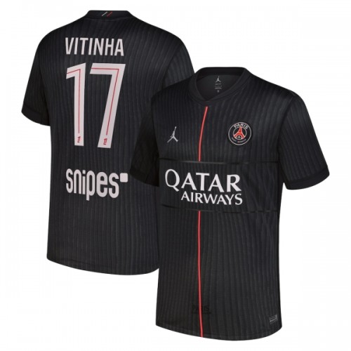 Nogometni Dresovi Paris Saint-Germain Vitinha 17 Četvrta Jordan 2025-26 Nogometni Dresovi Paris Saint-Germain Vitinha 17 Četvrta Jordan 2025-26