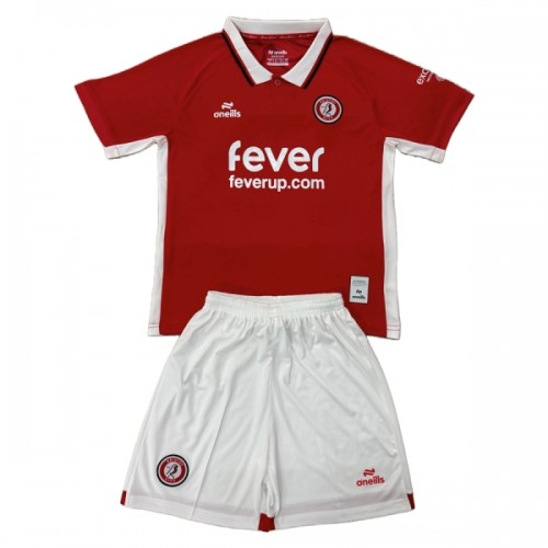 Dječji - Dresovi Komplet Bristol City Domaći 2025-26 Dječji - Dresovi Komplet Bristol City Domaći 2025-26