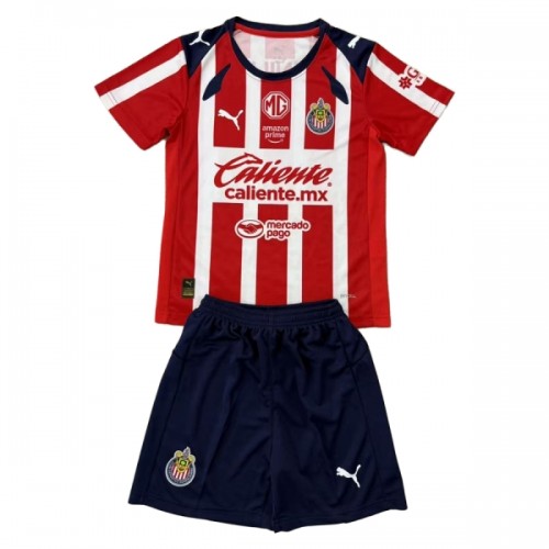 Dječji - Dresovi Komplet Chivas de C.D. Guadalajara Domaći 2025-26 Dječji - Dresovi Komplet Chivas de C.D. Guadalajara Domaći 2025-26