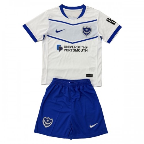 Dječji - Dresovi Komplet Portsmouth Gostujući 2025-26 Dječji - Dresovi Komplet Portsmouth Gostujući 2025-26