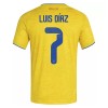 Nogometni Dresovi Kolumbija Luis Diaz 7 Domaći Svjetsko Prvenstvo 2026 Nogometni Dresovi Kolumbija Luis Diaz 7 Domaći Svjetsko Prvenstvo 2026