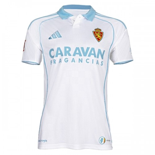 Nogometni Dresovi Real Zaragoza Domaći 2025-26 Nogometni Dresovi Real Zaragoza Domaći 2025-26