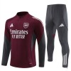 Arsenal Sweatshirt Za Trening 2025-26 Četvrt-Zip Crvena Arsenal Sweatshirt Za Trening 2025-26 Četvrt-Zip Crvena