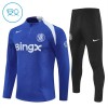 Dječji - Chelsea Sweatshirt Za Trening 2025-26 Četvrt-Zip Plava