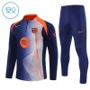 Dječji - FC Barcelona Sweatshirt Za Trening 2025-26 Četvrt-Zip Plava