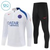 Dječji - Paris Saint-Germain Sweatshirt Za Trening 2025-26 Četvrt-Zip Bijela