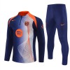 FC Barcelona Sweatshirt Za Trening 2025-26 Četvrt-Zip Plava FC Barcelona Sweatshirt Za Trening 2025-26 Četvrt-Zip Plava