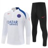 Paris Saint-Germain Sweatshirt Za Trening 2025-26 Četvrt-Zip Bijela Paris Saint-Germain Sweatshirt Za Trening 2025-26 Četvrt-Zip Bijela