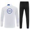 Paris Saint-Germain Sweatshirt Za Trening 2025-26 Četvrt-Zip Bijela