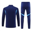 Real Madrid Sweatshirt Za Trening 2025-26 Četvrt-Zip Mornarica