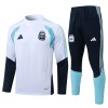 Argentina Sweatshirt Za Trening 2026-27 Četvrt-Zip Bijela