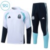 Dječji - Argentina Sweatshirt Za Trening 2026-27 Četvrt-Zip Bijela Dječji - Argentina Sweatshirt Za Trening 2026-27 Četvrt-Zip Bijela