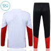 Dječji - Njemačka Sweatshirt Za Trening 2026-27 Četvrt-Zip Bijela