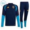 Dječji - Španjolska Sweatshirt Za Trening 2026-27 Četvrt-Zip Mornarica