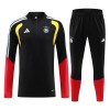 Njemačka Sweatshirt Za Trening 2026-27 Četvrt-Zip Crna