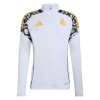 Real Madrid Sweatshirt Za Trening 2026-27 Četvrt-Zip Bijela