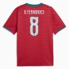 Nogometni Dresovi Portugal B. Fernandes 8 Domaći Svjetsko Prvenstvo 2026 Nogometni Dresovi Portugal B. Fernandes 8 Domaći Svjetsko Prvenstvo 2026