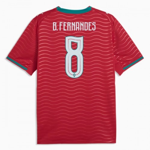 Nogometni Dresovi Portugal B. Fernandes 8 Domaći Svjetsko Prvenstvo 2026 Nogometni Dresovi Portugal B. Fernandes 8 Domaći Svjetsko Prvenstvo 2026