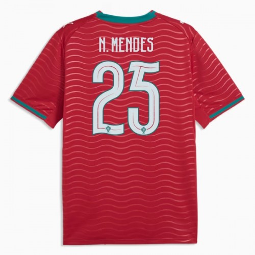 Nogometni Dresovi Portugal Nuno Mendes 25 Domaći Svjetsko Prvenstvo 2026 Nogometni Dresovi Portugal Nuno Mendes 25 Domaći Svjetsko Prvenstvo 2026