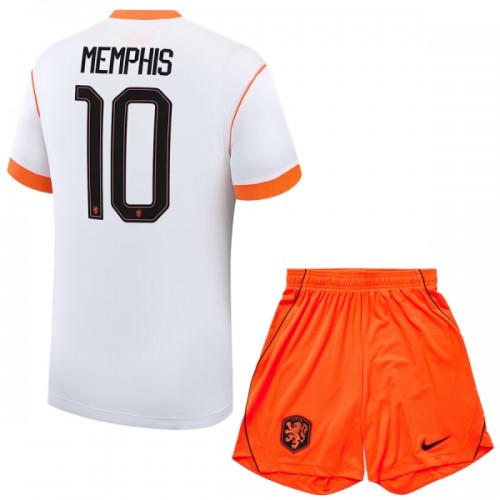 Dječji - Dresovi Komplet Nizozemska Memphis 10 Gostujući Svjetsko Prvenstvo 2026 Dječji - Dresovi Komplet Nizozemska Memphis 10 Gostujući Svjetsko Prvenstvo 2026