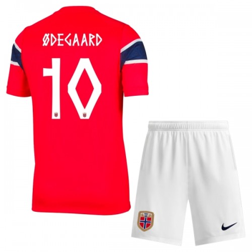 Dječji - Dresovi Komplet Norveška Odegaard 10 Domaći Svjetsko Prvenstvo 2026 Dječji - Dresovi Komplet Norveška Odegaard 10 Domaći Svjetsko Prvenstvo 2026