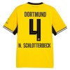 Nogometni Dresovi Borussia Dortmund N. Schlotterbeck 4 Domaći 2026-27 Nogometni Dresovi Borussia Dortmund N. Schlotterbeck 4 Domaći 2026-27