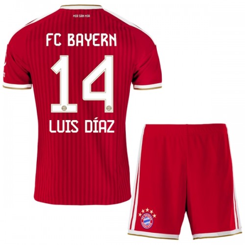 Dječji - Dresovi Komplet FC Bayern München Luis Diaz 14 Domaći 2026-27 Dječji - Dresovi Komplet FC Bayern München Luis Diaz 14 Domaći 2026-27
