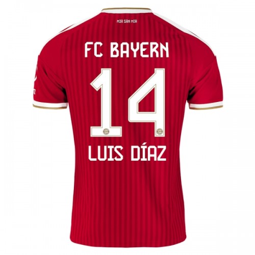 Nogometni Dresovi FC Bayern München Luis Diaz 14 Domaći 2026-27 Nogometni Dresovi FC Bayern München Luis Diaz 14 Domaći 2026-27