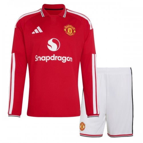 Dječji - Dresovi Komplet Manchester United Domaći 2026-27 Dugi Rukav Dječji - Dresovi Komplet Manchester United Domaći 2026-27 Dugi Rukav