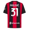 Nogometni Dresovi AC Milan Pavlovic 31 Domaći 2026-27