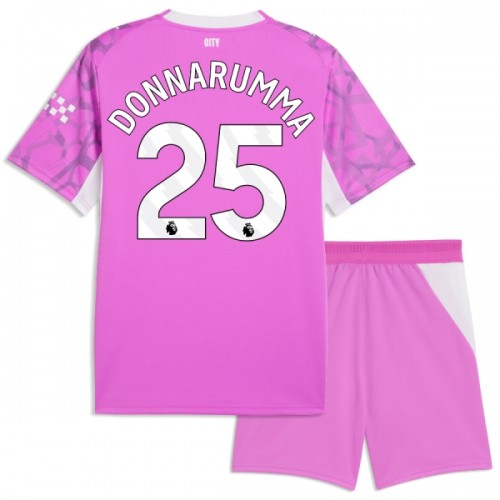 Dječji - Golmanski Dresovi Komplet Manchester City Donnarumma 25 Gostujući 2026-27 Ružičasta Dječji - Golmanski Dresovi Komplet Manchester City Donnarumma 25 Gostujući 2026-27 Ružičasta