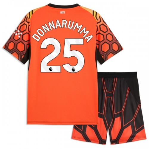 Dječji - Golmanski Dresovi Komplet Manchester City Donnarumma 25 Treći 2026-27 Naranča Dječji - Golmanski Dresovi Komplet Manchester City Donnarumma 25 Treći 2026-27 Naranča