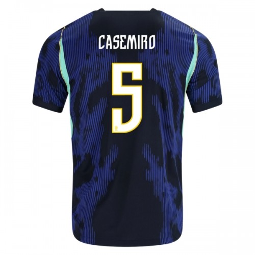 Nogometni Dresovi Brazil Casemiro 5 Gostujući Svjetsko Prvenstvo 2026 Nogometni Dresovi Brazil Casemiro 5 Gostujući Svjetsko Prvenstvo 2026