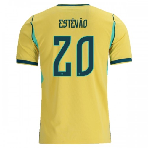 Nogometni Dresovi Brazil Estevao 20 Domaći Svjetsko Prvenstvo 2026 Nogometni Dresovi Brazil Estevao 20 Domaći Svjetsko Prvenstvo 2026