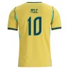 Nogometni Dresovi Brazil Pele 10 Domaći Svjetsko Prvenstvo 2026 Nogometni Dresovi Brazil Pele 10 Domaći Svjetsko Prvenstvo 2026