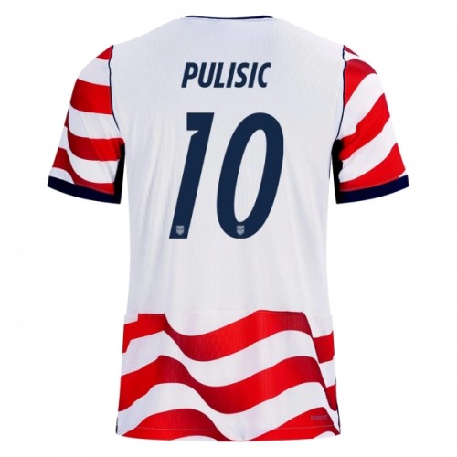 Nogometni Dresovi SAD Pulisic 10 Domaći Svjetsko Prvenstvo 2026 Nogometni Dresovi SAD Pulisic 10 Domaći Svjetsko Prvenstvo 2026