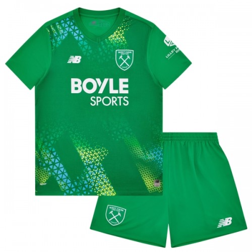 Dječji - Golmanski Dresovi Komplet West Ham United Domaći 2026-27 Dječji - Golmanski Dresovi Komplet West Ham United Domaći 2026-27